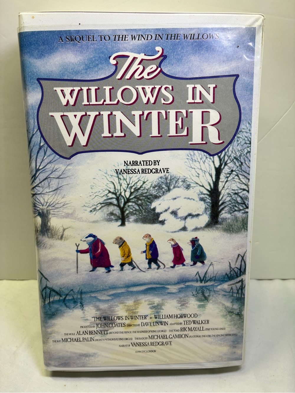 The Willows In Winter (VHS, 1997) sequel to The Wind In The Willows